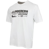 J.Lindeberg Golf T-Shirt - Alpha Pro Graphic Tee - White AW26