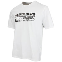 J.Lindeberg Golf T-Shirt - Alpha Pro Graphic Tee - White AW26