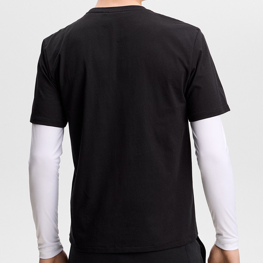 J.Lindeberg Golf T-Shirt - Alpha Stockholm Graphic Tee - Black AW26