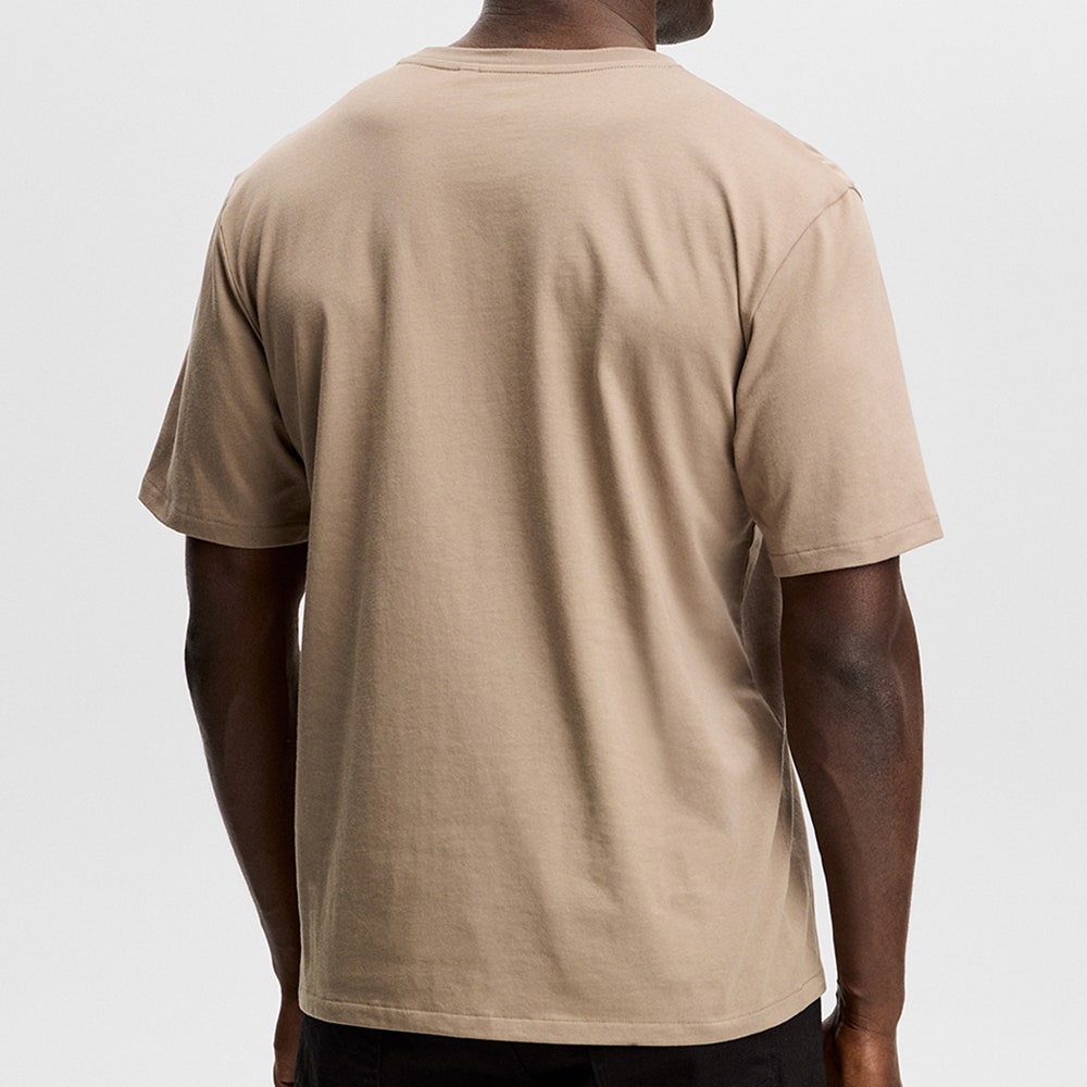 J.Lindeberg Golf T-Shirt - Alpha Stockholm Graphic Tee - Brindle AW26