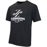 J.Lindeberg Golf T-Shirt - Alpha Stockholm Graphic Tee - Black AW26
