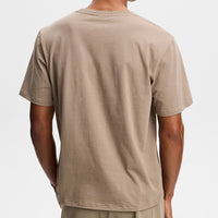 J.Lindeberg Golf T-Shirt - Alpha Tee - Brindle AW26