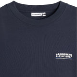 J.Lindeberg Golf T-Shirt - Bennett Heavy Tee - JL Navy AW26