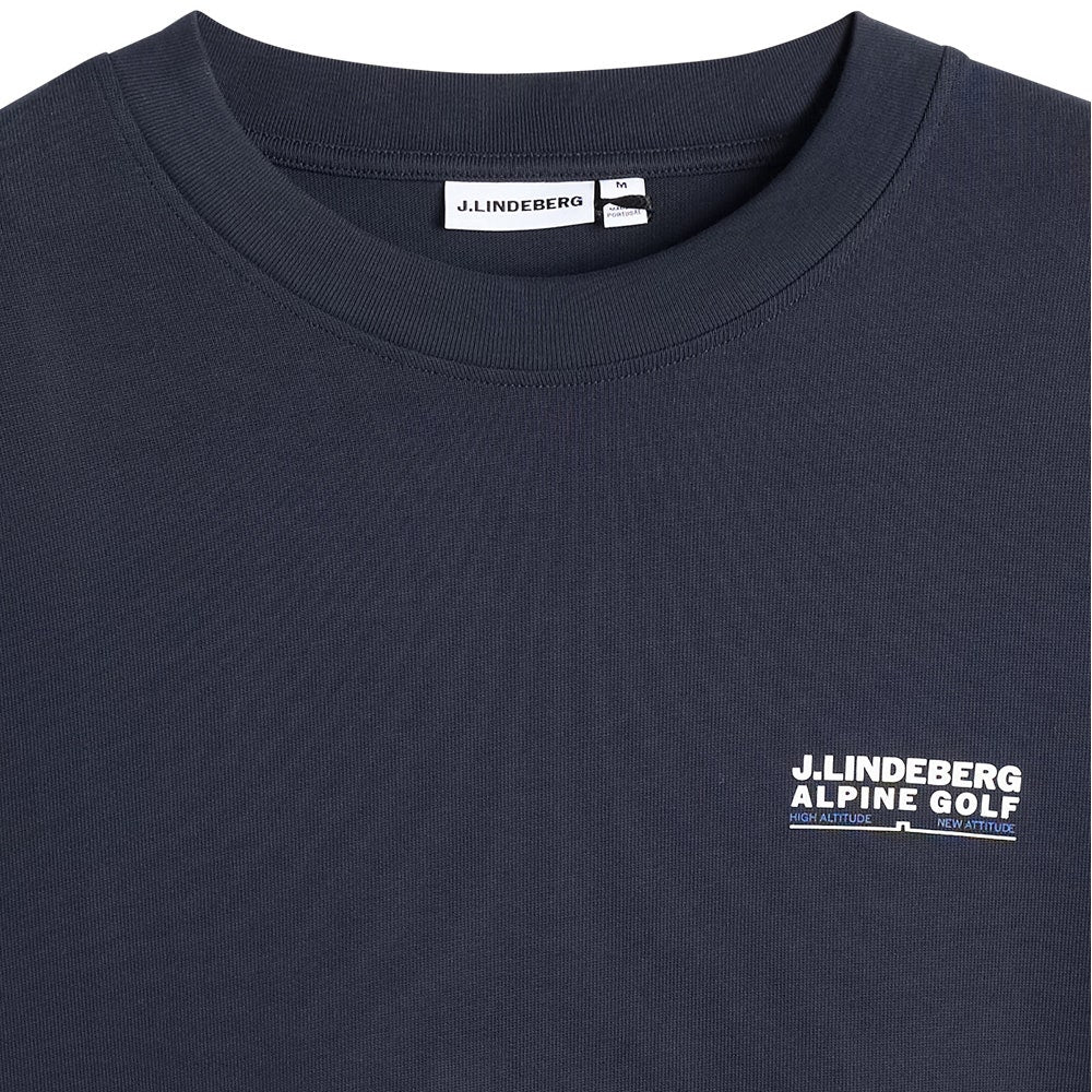 J.Lindeberg Golf T-Shirt - Bennett Heavy Tee - JL Navy AW26