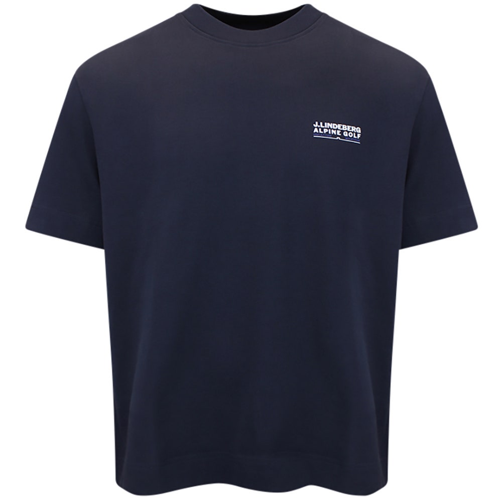 J.Lindeberg Golf T-Shirt - Bennett Heavy Tee - JL Navy AW26