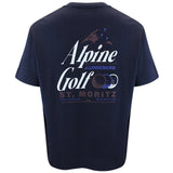 J.Lindeberg Golf T-Shirt - Bennett Heavy Tee - JL Navy AW26