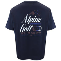 J.Lindeberg Golf T-Shirt - Bennett Heavy Tee - JL Navy AW26