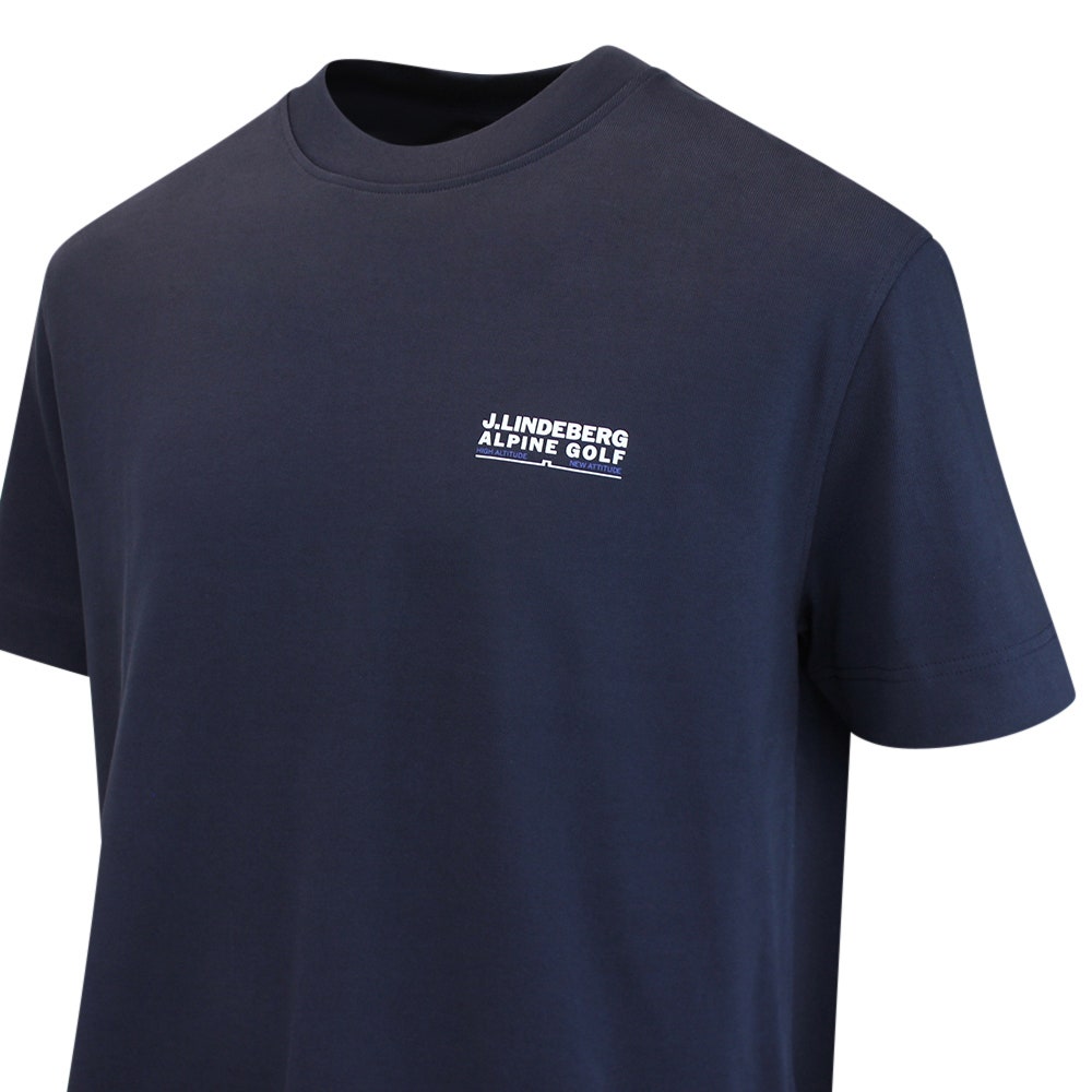 J.Lindeberg Golf T-Shirt - Bennett Heavy Tee - JL Navy AW26