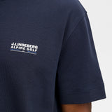 J.Lindeberg Golf T-Shirt - Bennett Heavy Tee - JL Navy AW26