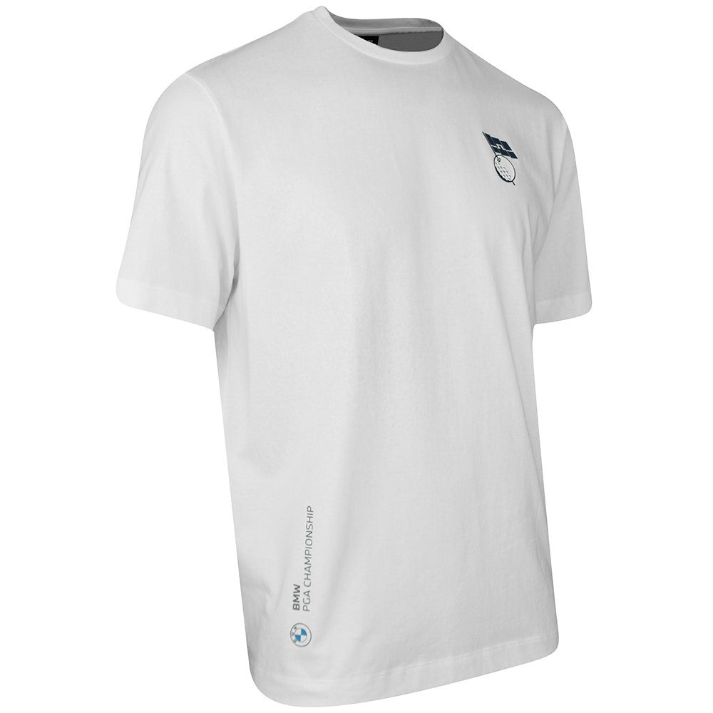 J.Lindeberg Golf T-Shirt - Billy Festival Tee DPWT - White AW25