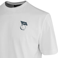J.Lindeberg Golf T-Shirt - Billy Festival Tee DPWT - White AW25