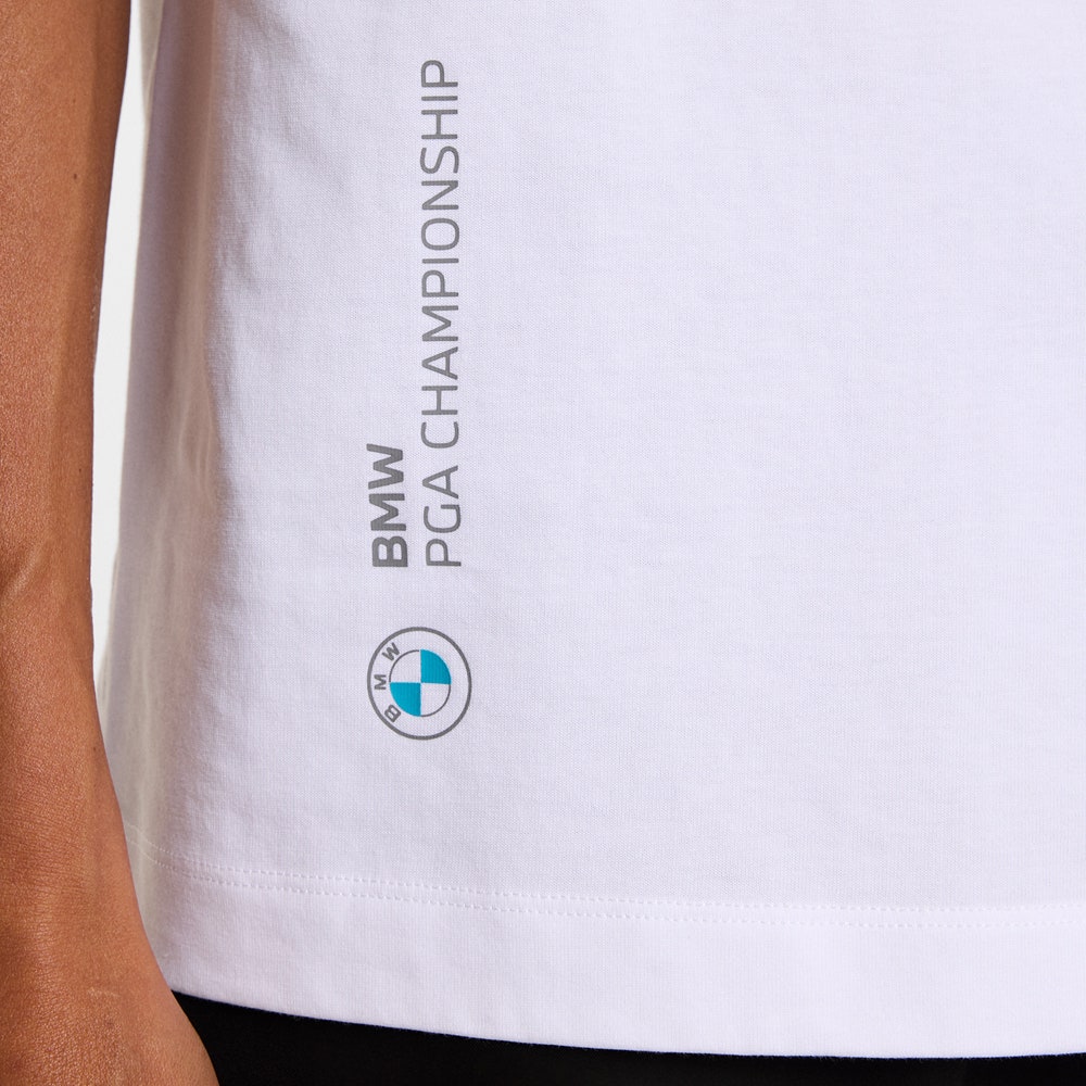 J.Lindeberg Golf T-Shirt - Billy Festival Tee DPWT - White AW25