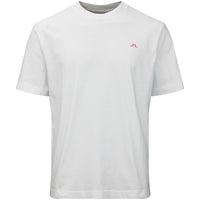 J.Lindeberg Golf T-Shirt - DP FOG Parcie Tee - White AW26