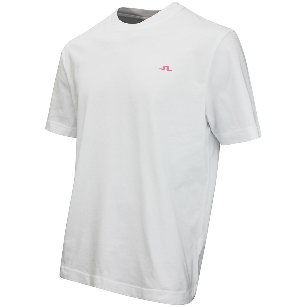 J.Lindeberg Golf T-Shirt - DP FOG Parcie Tee - White AW26