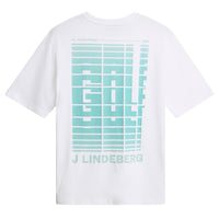 J.Lindeberg Golf T-Shirt - Graphic Tee - White PS26