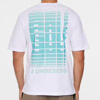 J.Lindeberg Golf T-Shirt - Graphic Tee - White PS26