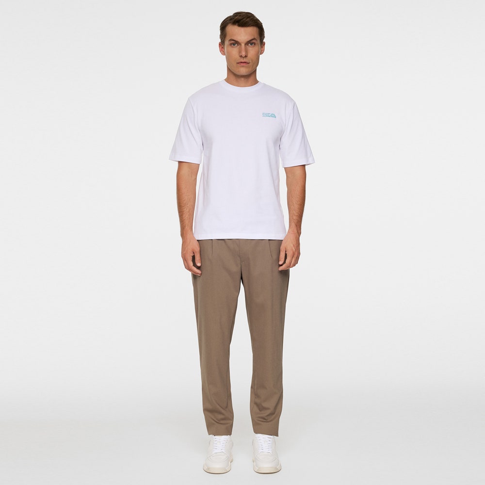 J.Lindeberg Golf T-Shirt - Graphic Tee - White PS26