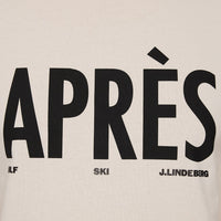 J.Lindeberg Golf T-Shirt - Hale Après Golf Tee - Moonbeam PS26