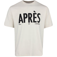 J.Lindeberg Golf T-Shirt - Hale Après Golf Tee - Moonbeam PS26