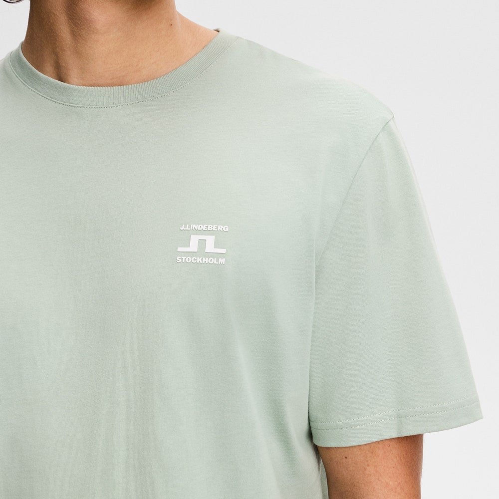 J.Lindeberg Golf T-Shirt - Parcie Seasonal Tee - Jadeite SS26