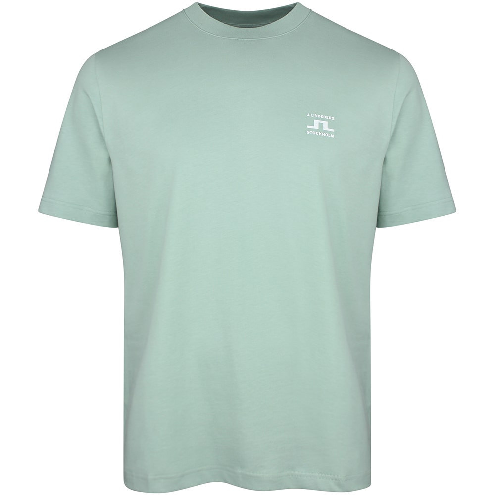 J.Lindeberg Golf T-Shirt - Parcie Seasonal Tee - Jadeite SS26