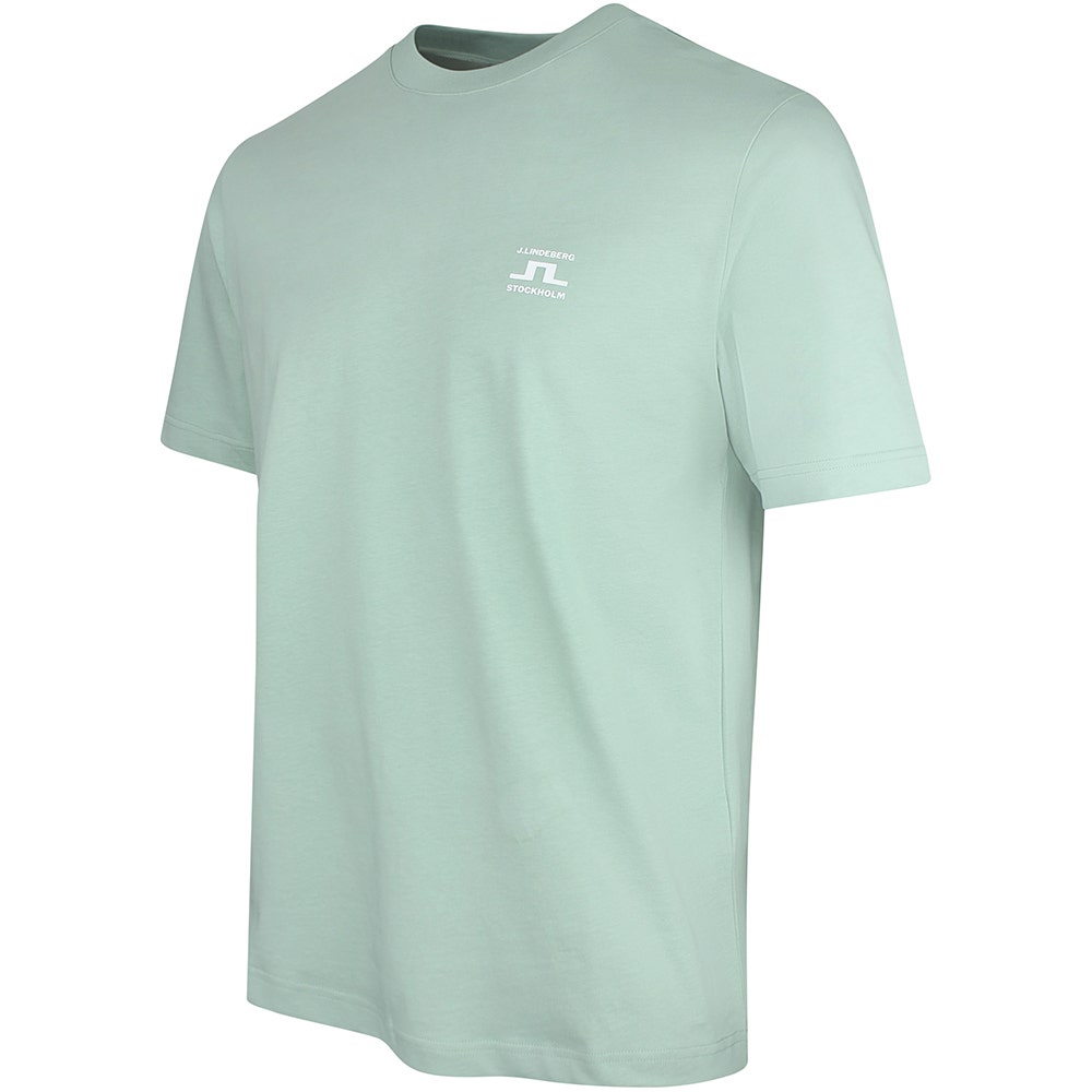 J.Lindeberg Golf T-Shirt - Parcie Seasonal Tee - Jadeite SS26