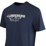 J.Lindeberg Golf T-Shirt - Parcie Seasonal Tee - JL Navy AW26