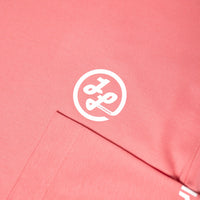 J.Lindeberg Golf T-Shirt - Walsh LS Print Tee - Flamingo Plume SS26