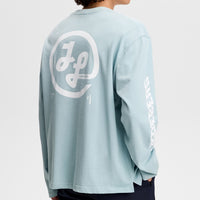 J.Lindeberg Golf T-Shirt - Walsh LS Print Tee - Forget-Me-Not SS26