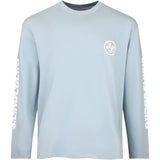 J.Lindeberg Golf T-Shirt - Walsh LS Print Tee - Forget-Me-Not SS26