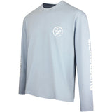 J.Lindeberg Golf T-Shirt - Walsh LS Print Tee - Forget-Me-Not SS26