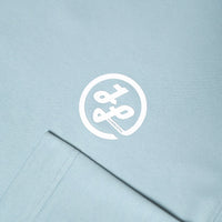 J.Lindeberg Golf T-Shirt - Walsh LS Print Tee - Forget-Me-Not SS26