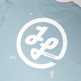 J.Lindeberg Golf T-Shirt - Walsh LS Print Tee - Forget-Me-Not SS26