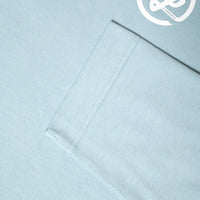 J.Lindeberg Golf T-Shirt - Walsh LS Print Tee - Forget-Me-Not SS26
