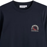 J.Lindeberg Golf T-Shirt - Walsh LS Print Tee - JL Navy AW26