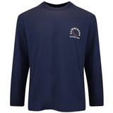 J.Lindeberg Golf T-Shirt - Walsh LS Print Tee - JL Navy AW26