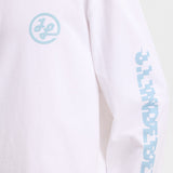 J.Lindeberg Golf T-Shirt - Walsh LS Print Tee - White SS26