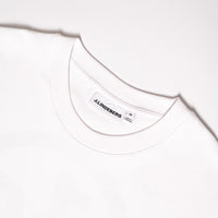 J.Lindeberg Golf T-Shirt - Walsh LS Print Tee - White SS26