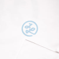 J.Lindeberg Golf T-Shirt - Walsh LS Print Tee - White SS26