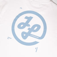 J.Lindeberg Golf T-Shirt - Walsh LS Print Tee - White SS26