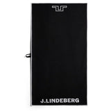 J.Lindeberg Golf Towel - JL Microfibre - Black SS26