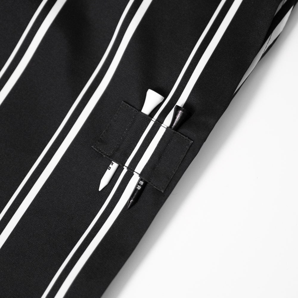 J.Lindeberg Golf Trousers - 30Y Devyn Stripe Pant - Black SH26