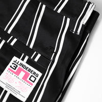 J.Lindeberg Golf Trousers - 30Y Devyn Stripe Pant - Black SH26