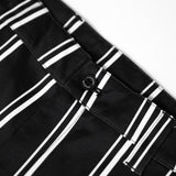 J.Lindeberg Golf Trousers - 30Y Devyn Stripe Pant - Black SH26