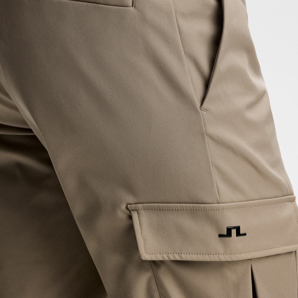 J.Lindeberg Golf Trousers - Aksel Cargo Pant Slim Fit - Brindle SS26