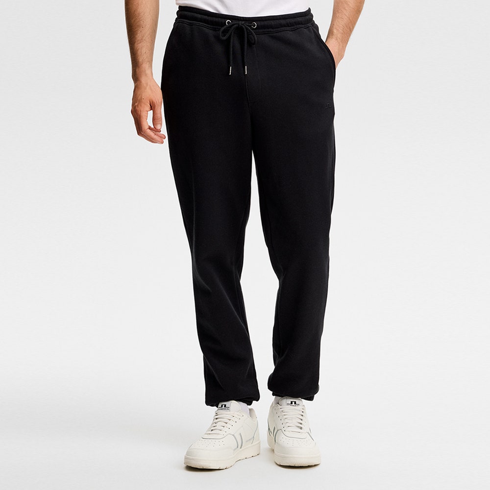 J.Lindeberg Golf Trousers - Alpha Leisure Pant - Black AW26