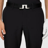 J.Lindeberg Golf Trousers - Ellott Bonded Fleece Pant - Black AW25