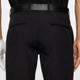 J.Lindeberg Golf Trousers - Ellott Bonded Fleece Pant - Black AW25