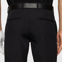 J.Lindeberg Golf Trousers - Ellott Bonded Fleece Pant - Black AW25
