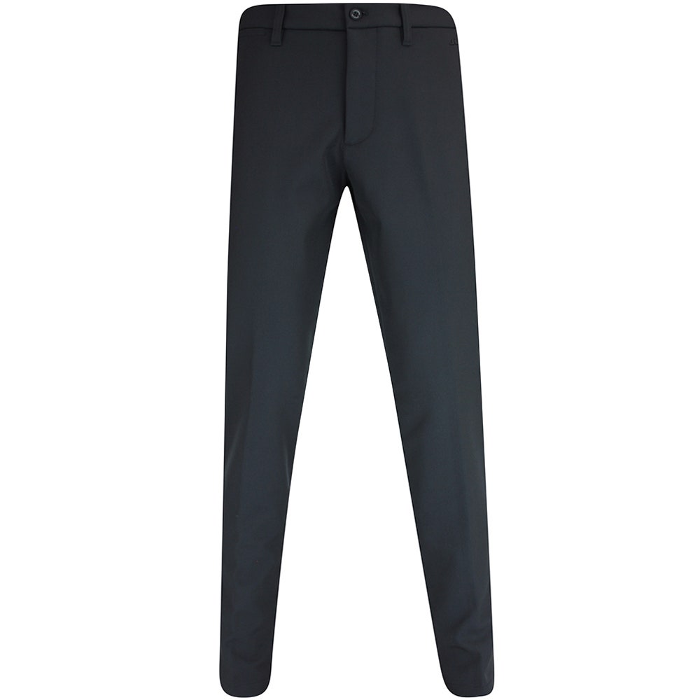 J.Lindeberg Golf Trousers - Ellott Bonded Fleece Pant - Black AW25